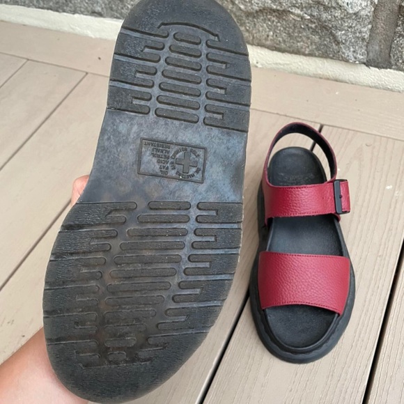 Dr Martens Real Leather Slight Platform Sandals - Picture 4 of 5